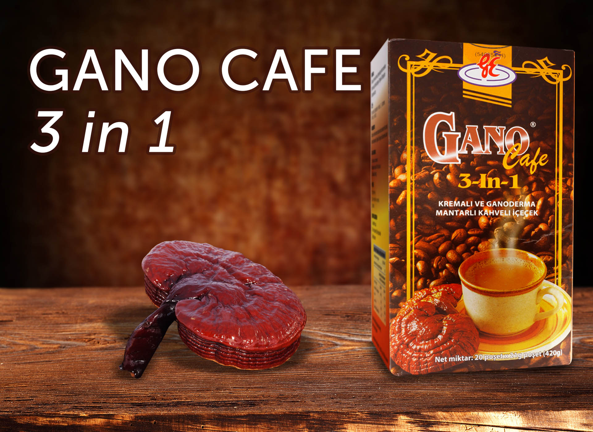 GANO CAFE 3 IN 1 - üçü bir arada