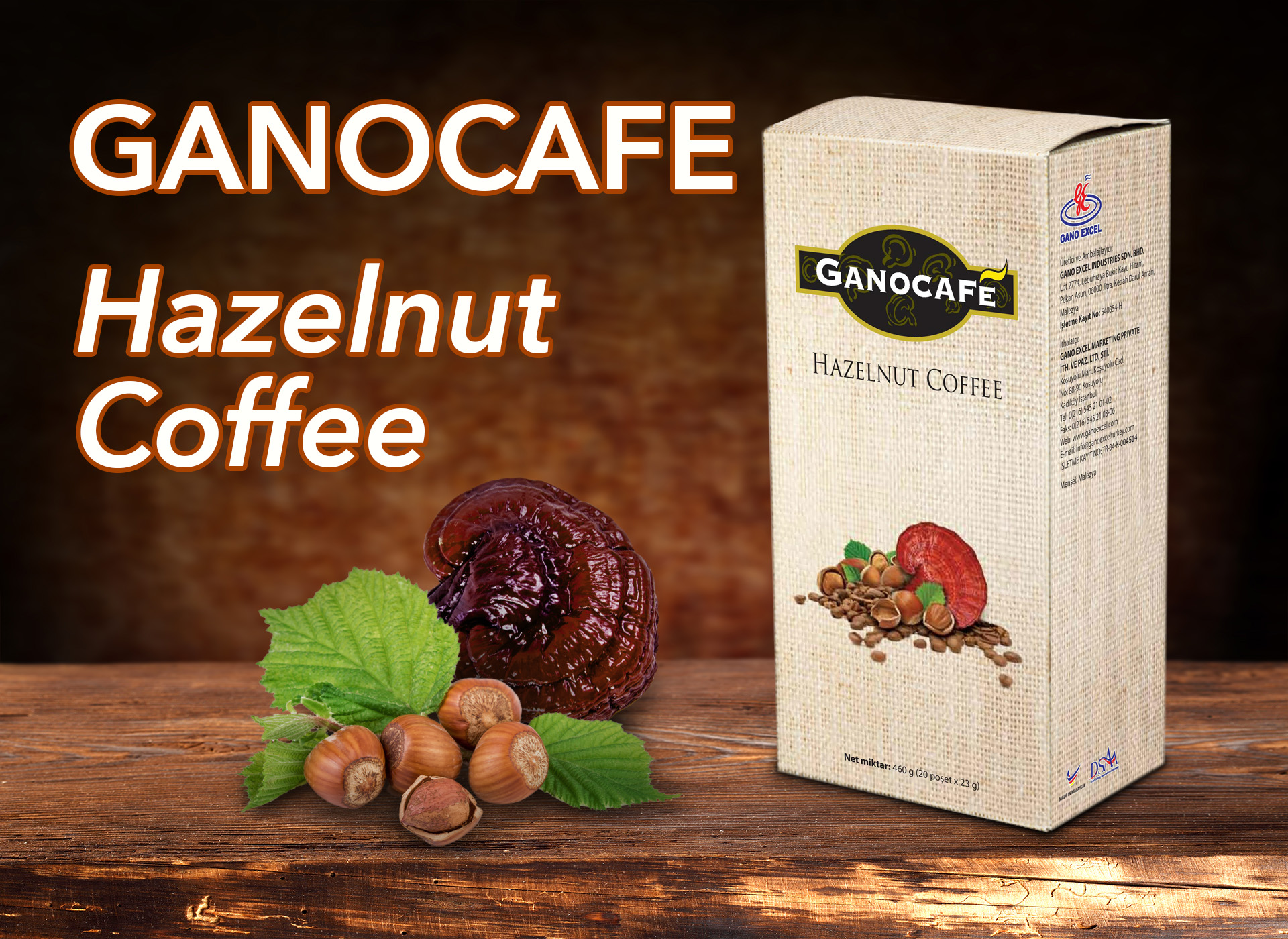 Gano Kahve / GANOCAFE HAZELNUT COFFEE
